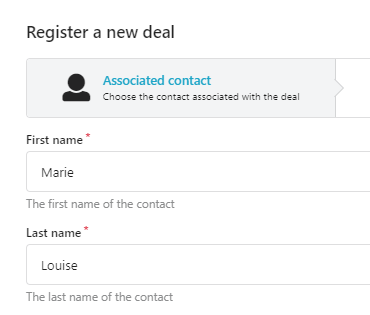 Deal Registration Form